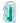 Realrock 6in Realistic Dildo W/ Balls Turquoise