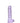 Realrock 7in Realistic Dildo W/ Balls Clear Purple