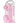 Realrock 8in Realistic Dildo W/ Balls Clear Pink
