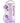 Realrock 8in Realistic Dildo W/ Balls Clear Purple