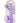 Realrock 9in Realistic Dildo W/ Balls Clear Purple