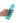 Realrock Straight Realistic 7 In Dildo Turquoise