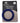 Wide Silicone Donut Ring Blue 2 "