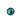 Cheeky Charms Round Teal Small Gunmetal Butt Plug