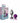 Cheeky Charms Round Purple Small Gunmetal Butt Plug