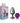 Cheeky Charms Round Purple Large Gunmetal Butt Plug