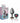 Cheeky Charms Heart Rainbow Medium Gunmetal Butt Plug