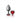 Cheeky Charms Heart Deep Red Medium Gunmetal Butt Plug