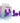 Cheeky Charms Vibrating Metal Plug Purple Small W/ Remote