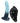 Duo Silicone Dildo (non Vibrating) With Harness Turquoise/black
