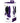 Vedo Diki Vibrating Dildo W/ Harness Deep Purple