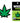 Green Marijuana Leaf Pin