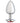 Cloud 9 Gems Silver Chromed Anal Plug Large