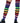 Acrylic Rainbow Stripe Thigh High Socks - Multicolor - One Size