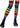 Acrylic Rainbow Stripe Thigh High Socks - Multicolor - One Size