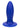 Admiral Liquid Silicone Vibrating Torpedo Rechargeable Anal Probe - Blue