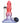 Alien Nation Eruptor Silicone Self Lubricating Dildo - Red/Silver