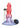 Alien Nation Eruptor Silicone Self Lubricating Dildo - Red/Silver