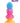 Alien Nation Sprite Silicone Anal Plug - Blue/Pink/Yellow