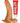 All American Whoppers Curve Dildo with Balls - Flesh/Vanilla - 6.5in