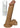 All American Whoppers Vibrating Dildo with Balls Latin - Brown/Caramel - 8in