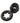 Alpha Liquid Silicone Dual Magnum Ring - Black