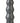 American Bombshell B-10 Tango Dildo - Grey/Gun Metal - 10in