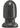 American Bombshell Shell Shock Anal Plug - Grey/Gun Metal - Small