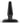 Anal Adventures Basic Anal Plug - Black - Small