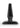 Anal Adventures Basic Anal Plug - Black - Small