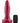 Anal Adventures Matrix Atomic Plug Rechargeable Silicone Anal Plug with Remote - Martian - Red/Wine
