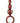Anal Adventures Matrix Beaded Loop Silicone Plug - Brown/Copper