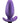 Anal Adventures Matrix Exceisor Plug Rechargeable Silicone Anal Plug - Astro - Purple/Violet
