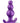 Anal Adventures Matrix Supernova Plug Silicone Anal Plug - Galatic - Purple
