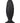 Anal Adventures Platinum Silicone Rocket Plug - Black