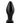 Anal Fantasy Collection Large Silicone Plug - Black - Large - 4.25in