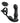 Anal Fantasy Elite Ass-Gasm Side and Glide Rechargeable Silicone Prostate Stimulator - Black