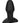 Anal Toys Rechargeable Tapered Probe Silicone Anal Stimulator - Black