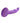 Astil Silicone Curved Dildo with Suction Cup - Purple - 8in