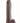 Au Naturel Big John Sensa Feel Dual Density Dildo with Balls - Chocolate - 11.5in