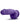 Au Naturel Bold Beefy Dildo with Suction Cup - Purple - 7in