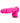 Au Naturel Bold Pleaser Dildo with Suction Cup - Pink - 7in
