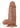 Au Naturel Chub Dildo with Suction Cup - Caramel - 10in