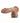 Au Naturel Mister Perfect Dildo with Balls - Brown/Caramel - 8.5in