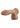 Au Naturel Mister Perfect Dildo with Balls - Brown/Caramel - 8.5in