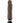 Au Naturel Sensa Feel Magnum Vibrating Dildo - Chocolate - 11in