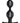 B Balls Silicone Anal Stimulator - Black/Grey