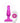 B-Vibe Novice Plug Rechargeable Silicone Anal Plug with Remote Control - Fuchsia/Pink