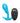 B-Vibe Remote Control P-Spot Rechargeable Silicone Snug Plug 95g - Blue