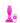 B-Vibe Rimming Petite Rechargeable Silicone Anal Plug with Remote - Fuchsia/Pink